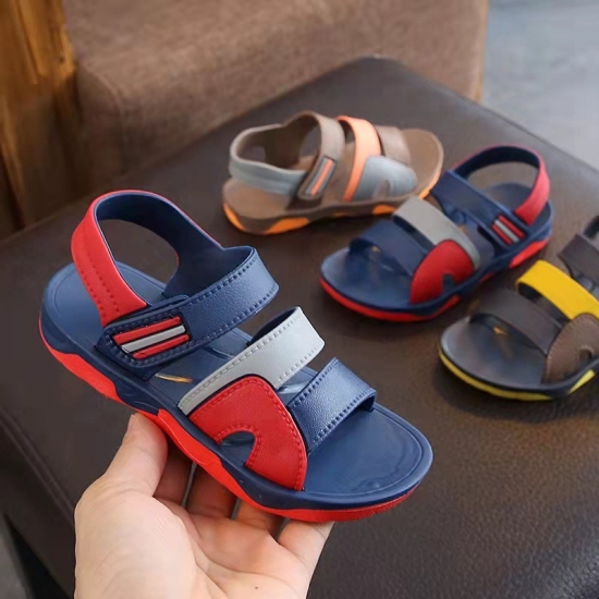 summer Beach Flat boys sandals plus size Casual kids shoes