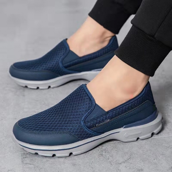 Fashion Flay waving Walking Loafers Breathable Elastic Casual shoes for men