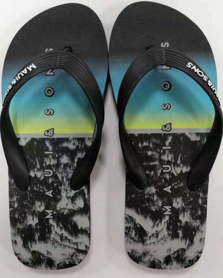 Custom Logo Flip Flops Slipper for Men Non-slide Male Slippers Summer Beach Flat Shoes