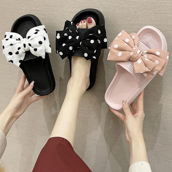 Cute Bow Slippers for Women