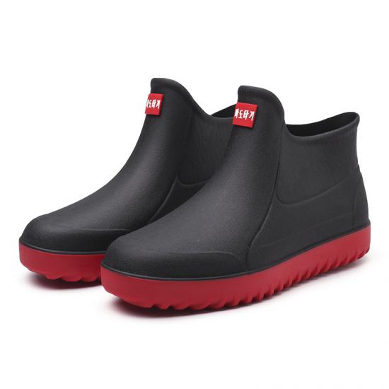 Male  short rain boots garden shoes sandals for men outdoor working