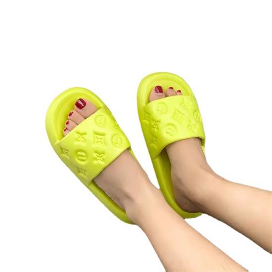 Fashion design pink unisex slipper slide outdoor home  slippers  women wedding EVA  slippers sandals