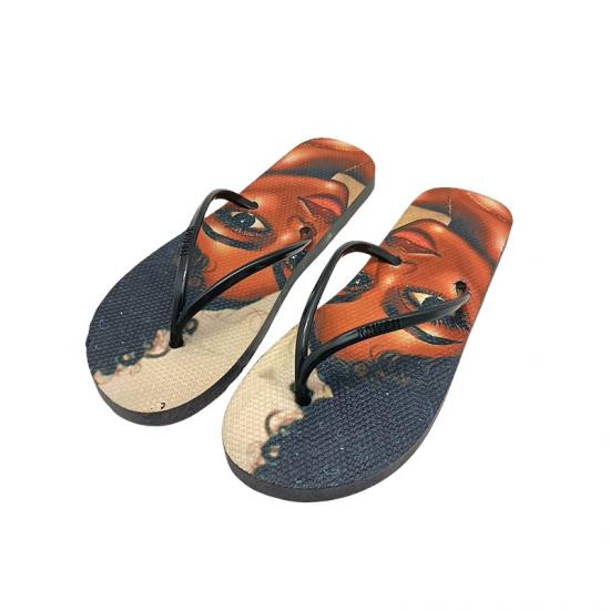 Custom printing flip flop  PVC slippers  for Men
