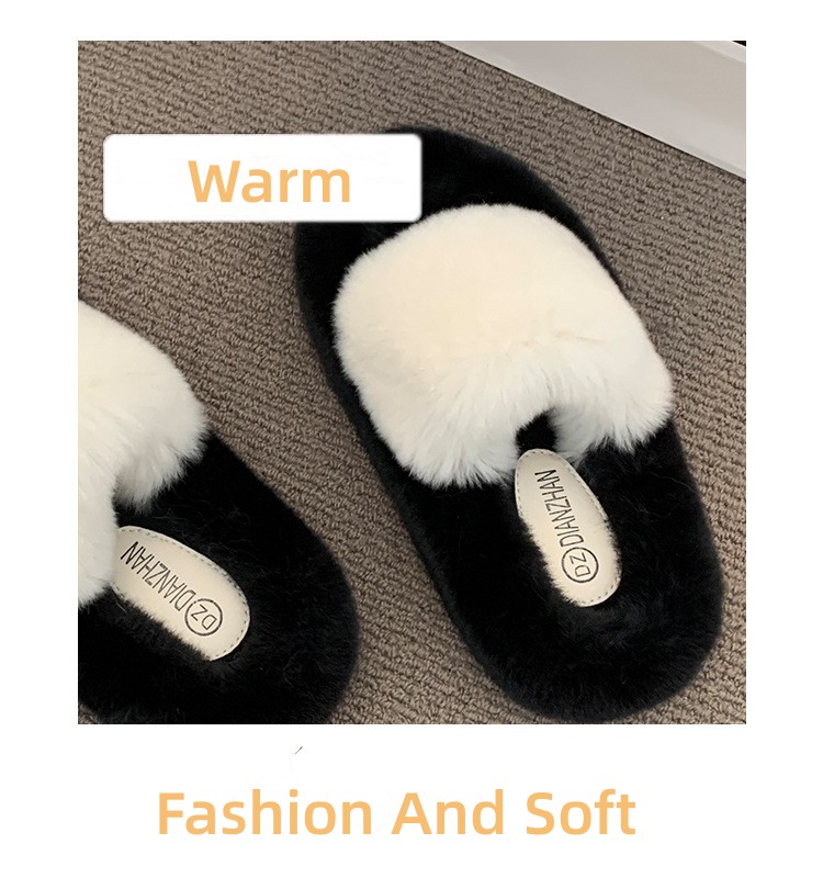 Winter slide slipper