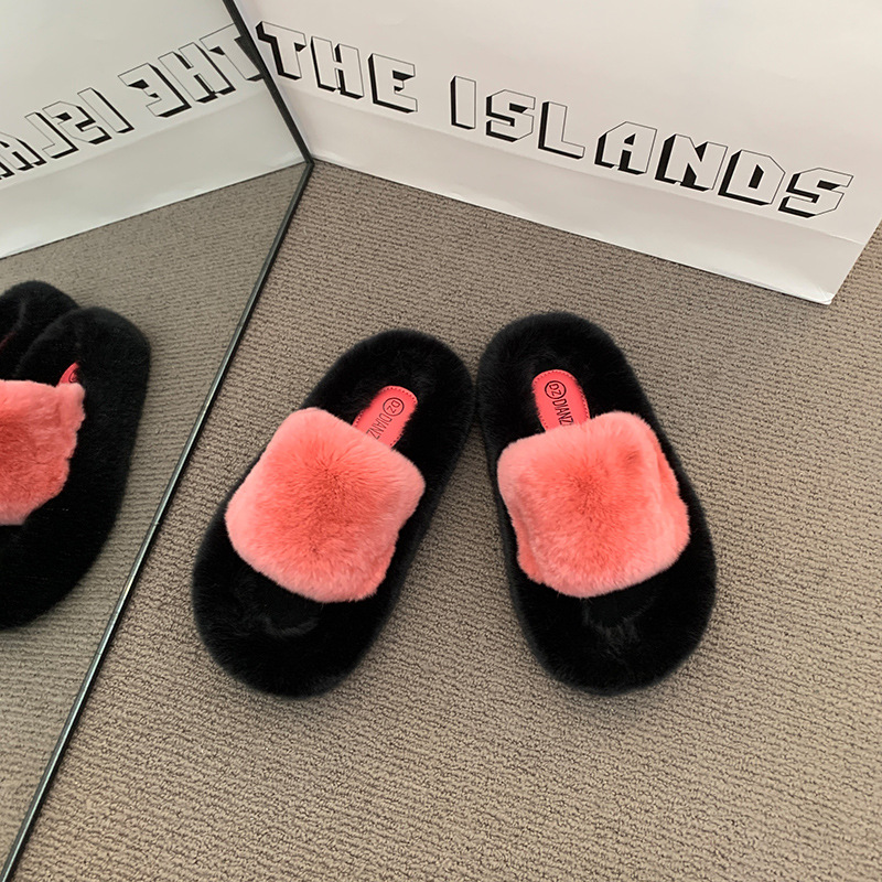 Winter slide slipper