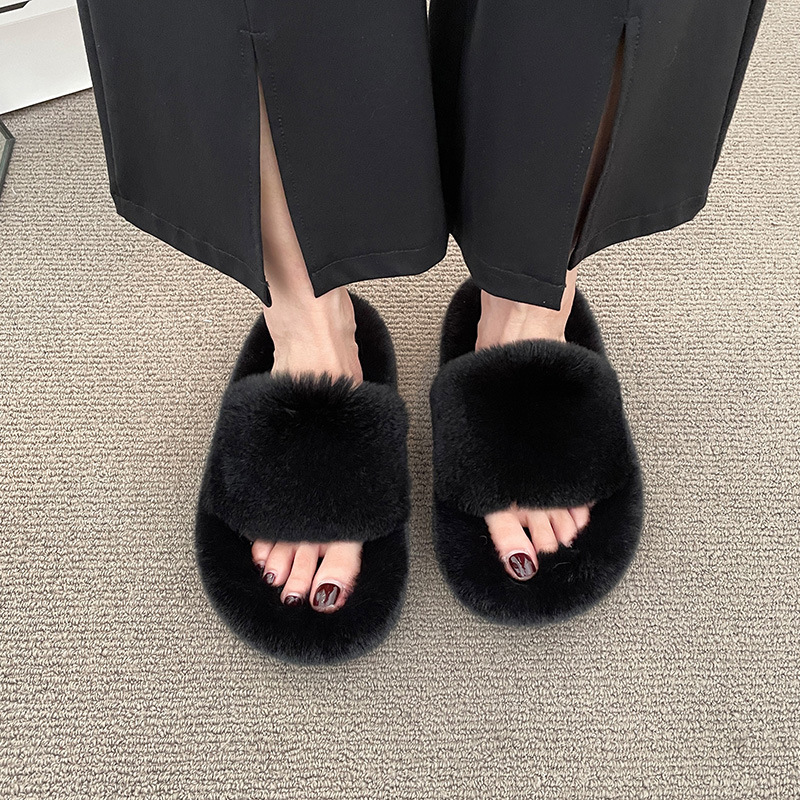 Winter slide slipper