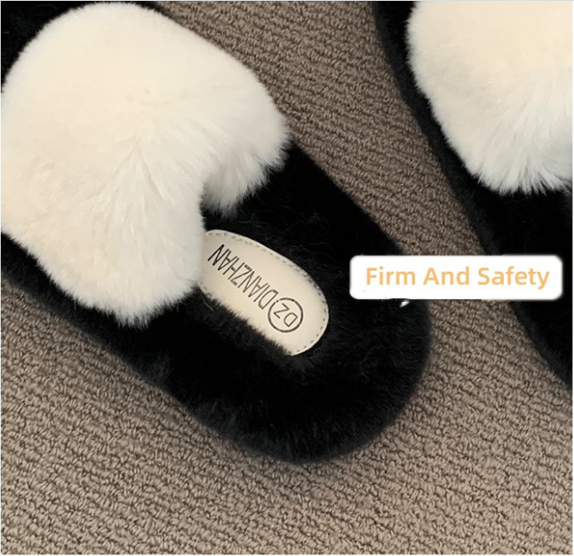 Winter slide slipper