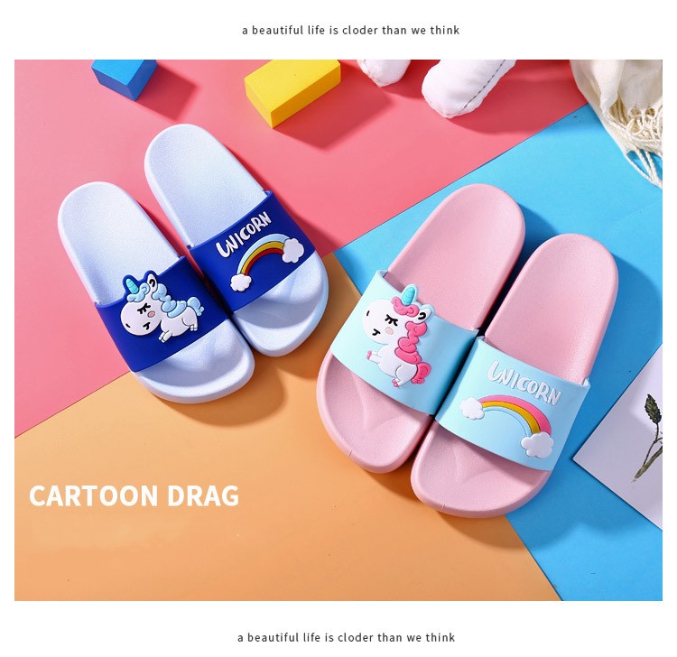 Unisex Kid's Indoor & Beach Slippers