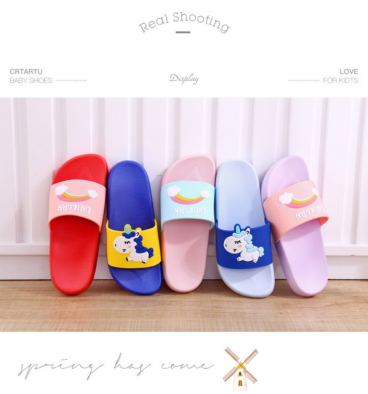 Unisex Kid's Indoor & Beach Slippers