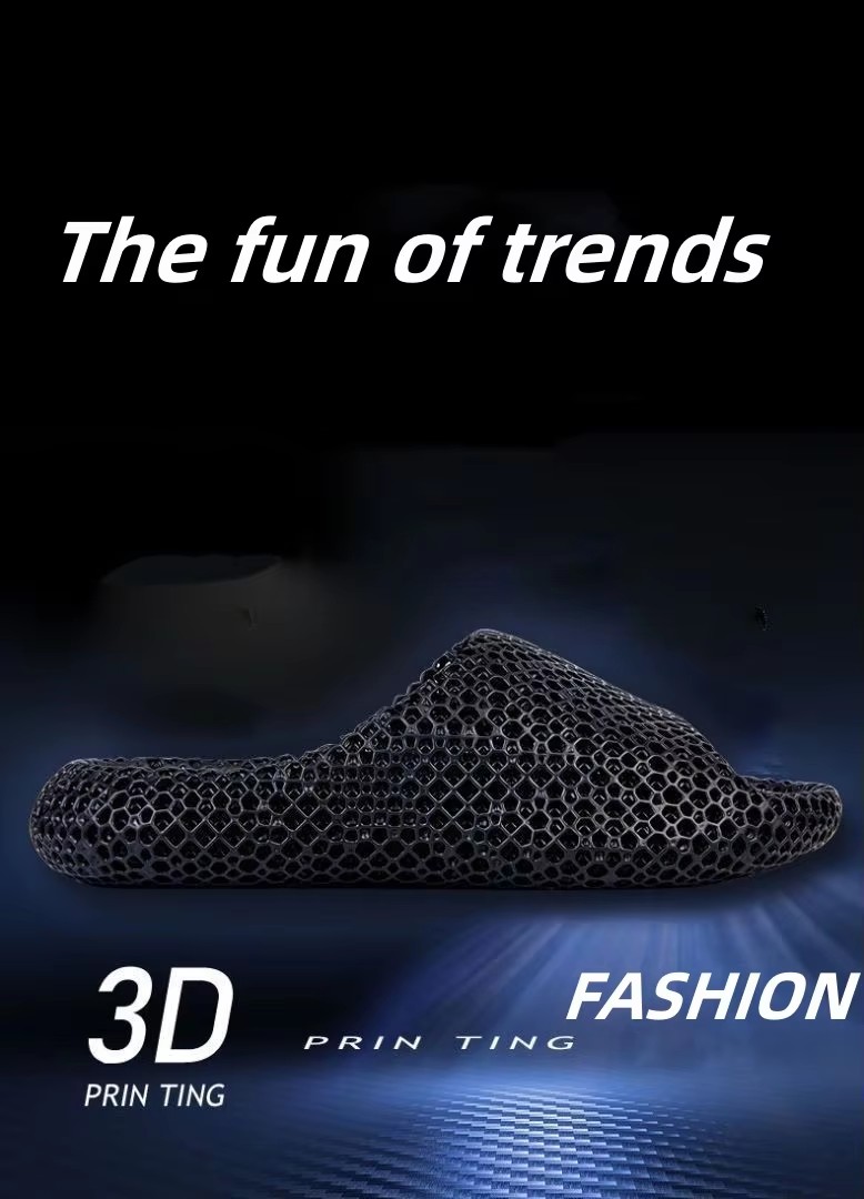 3DPrint Hi-tech Slide Slippers 