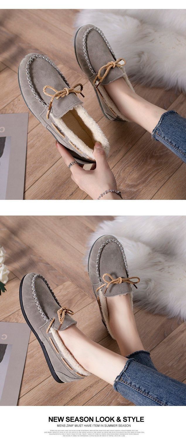 Winter New Korean Women's Loafers Shoes Winter New Korean Women's Loafers Shoes