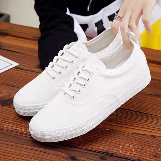 Walking Style loafers Canvas Trendy casual shoes lace-up sneakers for men