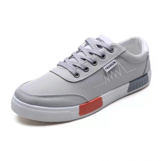Canvas Trendy loafers lace-up men's casual shoes