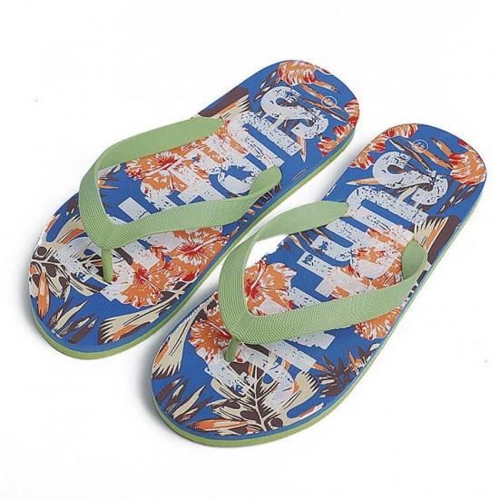 Men Outdoor Sports PE Flip Flops With Logo