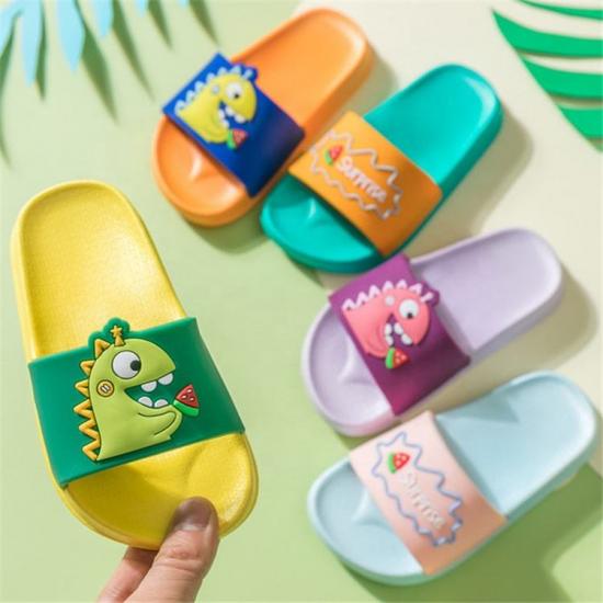 Kids' Custom Cartoon Fruit Beach Slippers