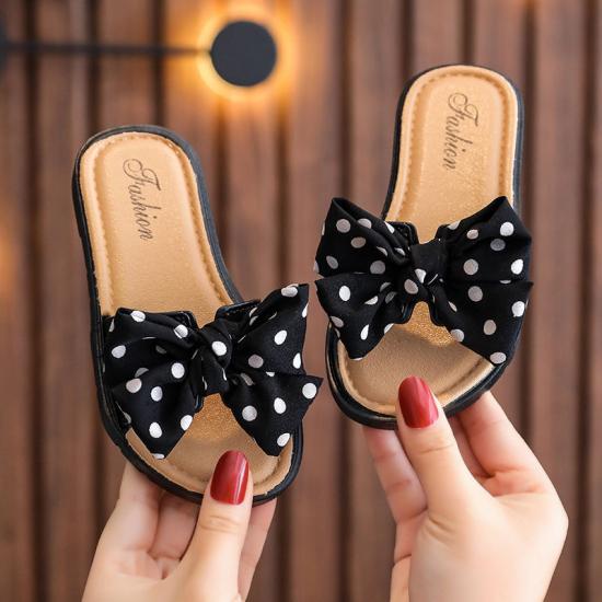 Bow Non-slip Casual Girls Flat Shoes