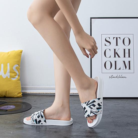 Summer Indoor PVC Non-slip Slides Slippers