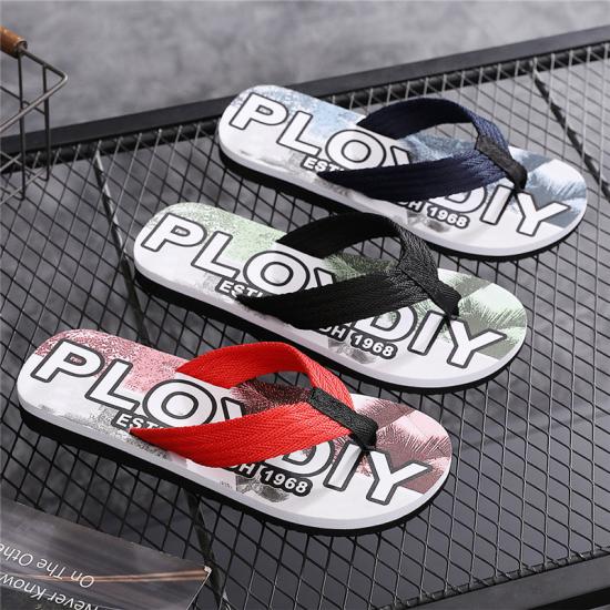 Fashion Letter Flip-flops Slippers Casual
