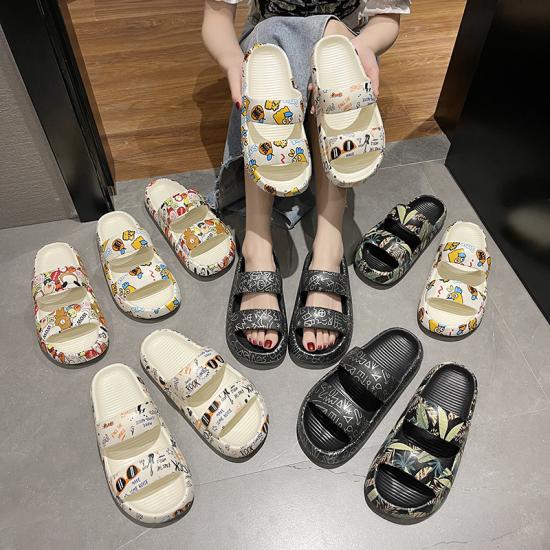 Printed Slides Shoes
