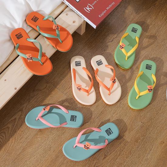 Custom Logo PVC Women Flip-flops