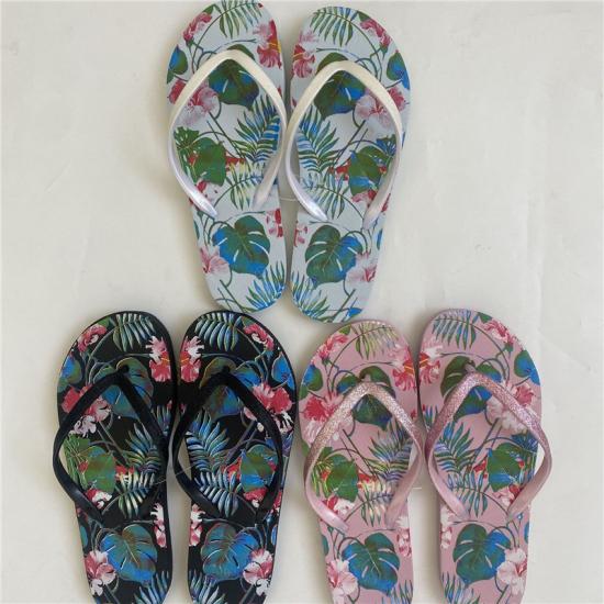 OEM PE PVC Printed Flip-flops
