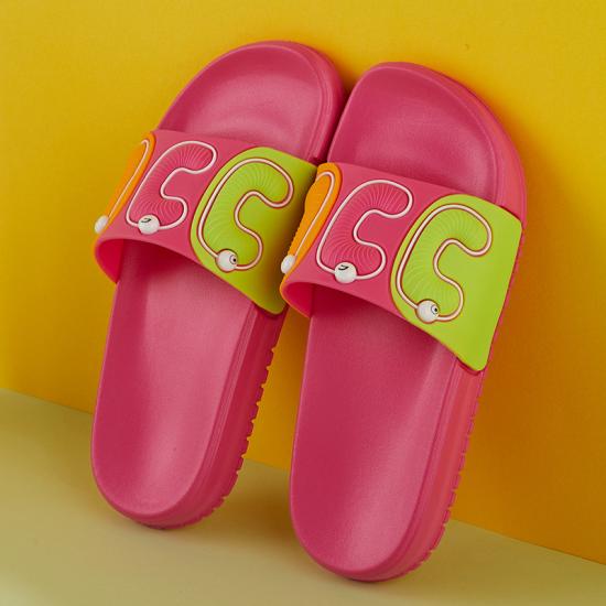 Children's Towing Boys and Girls Cartoon Baby Slides Shoes