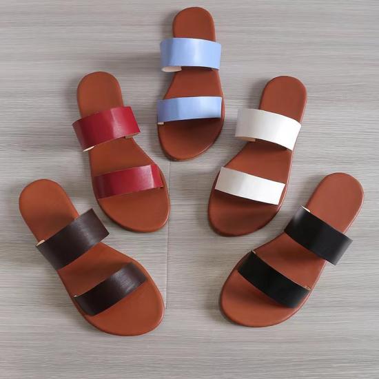 Summer Beach Causal Flat Slides Shoes