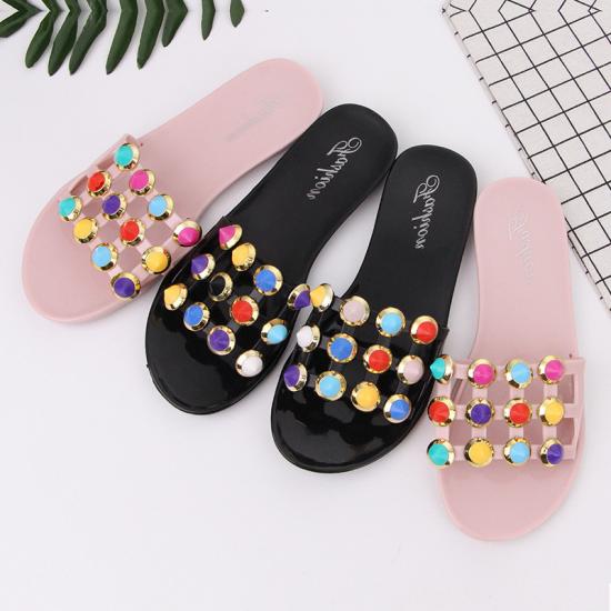 Fashion Candy Colorful Flat Slippers