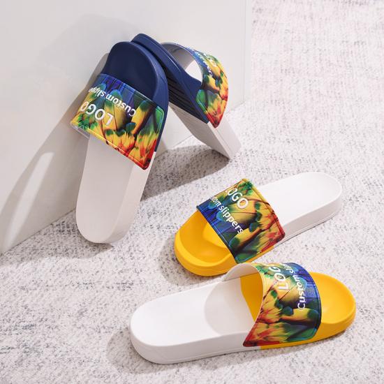 Unisex Outdoor Custom Logo Casual Slides