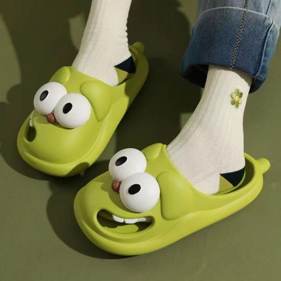 Big-eyed Dog Slippers Women