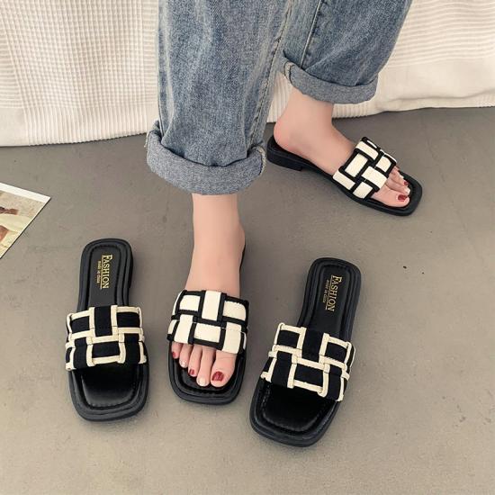 Square Head Slippers
