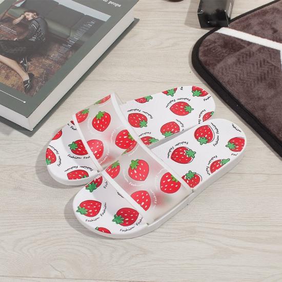 Summer Cute Fruit Color PVC Flat Bottom Slides