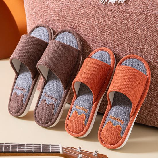 Women Cotton Linen Slippers