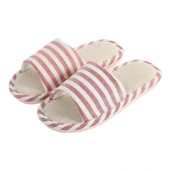 Cotton and Linen Home slide Slipper