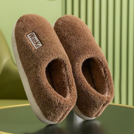 Home soft Sole Cotton Slippers  Women Winter Indoor Warm Slippers shoes