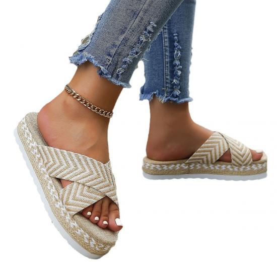 women cork sandals