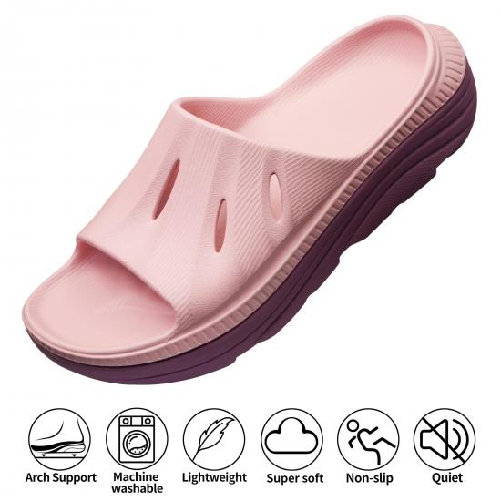 Custom Logo Home Flat sandals Fasciitis Thick Cushion Orthotic Men Comfort Women Sandals Support of Indoor Outdoor Flip Flops