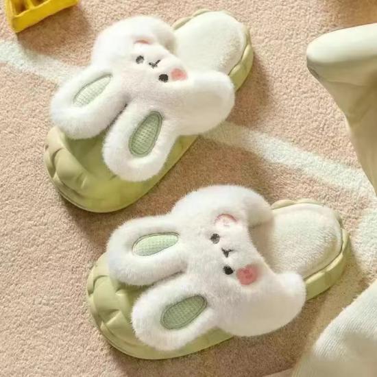 Wholesales Slippers Cute Soft Plush Warm Sliders