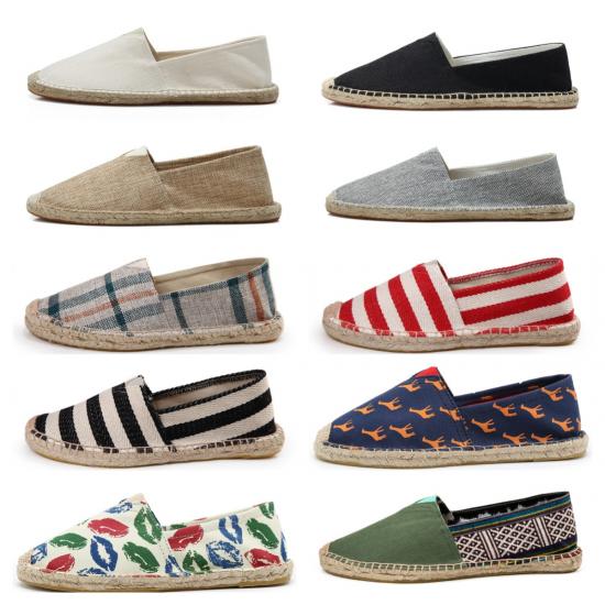 Mens Alpargata Espadrilles for Women Breathable Slip On Flats Shoes
