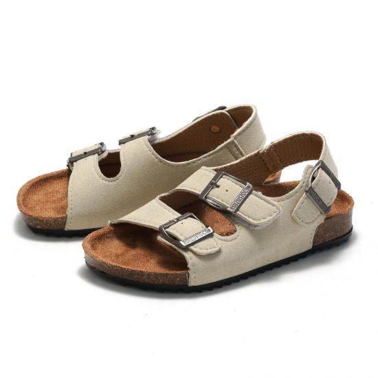 Kids Leather Slide Toddler Sandals