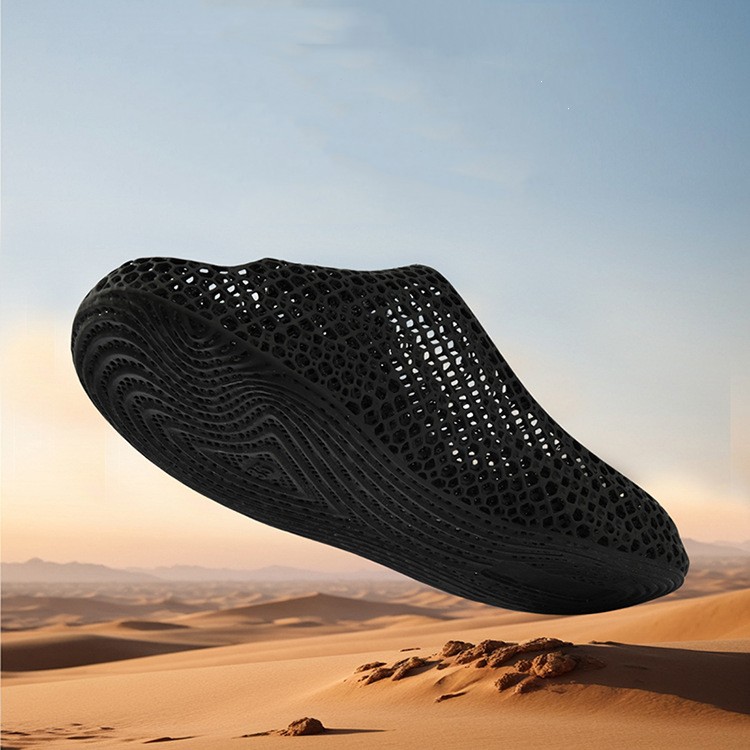 What's the process for making 3D printed shoes?